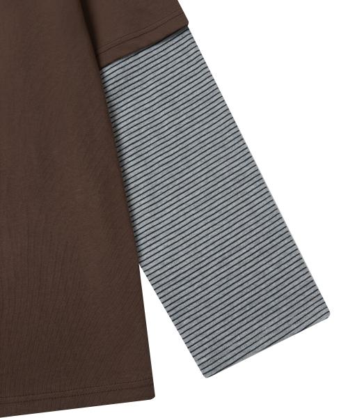 FERNOV 88 Layered Long Sleeve Brown