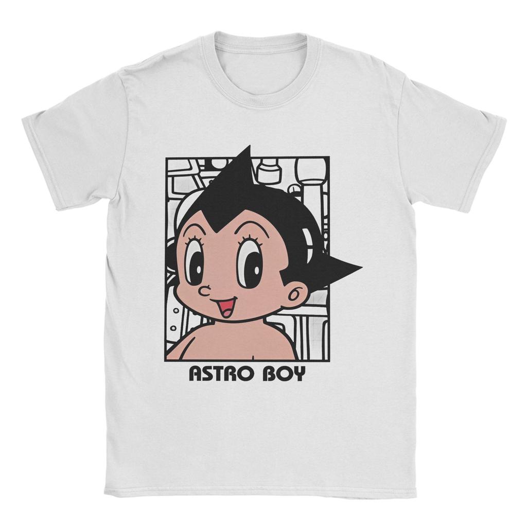 Astro Boy Manga Anime Mighty Atom Astroboy Cotton Tees Crew Neck Short Sleeve kid Tshirt Children Adults Parent Child T shirts