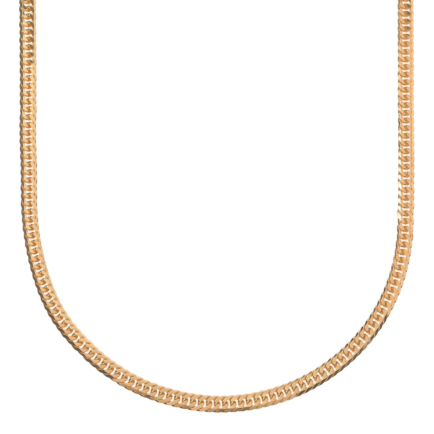 

K18 W Kihei 10g 40cm Middle clasp Certified Made in Japan 18K Kihei Necklace Chain [Fairy Kallet] 6-sided золотий
