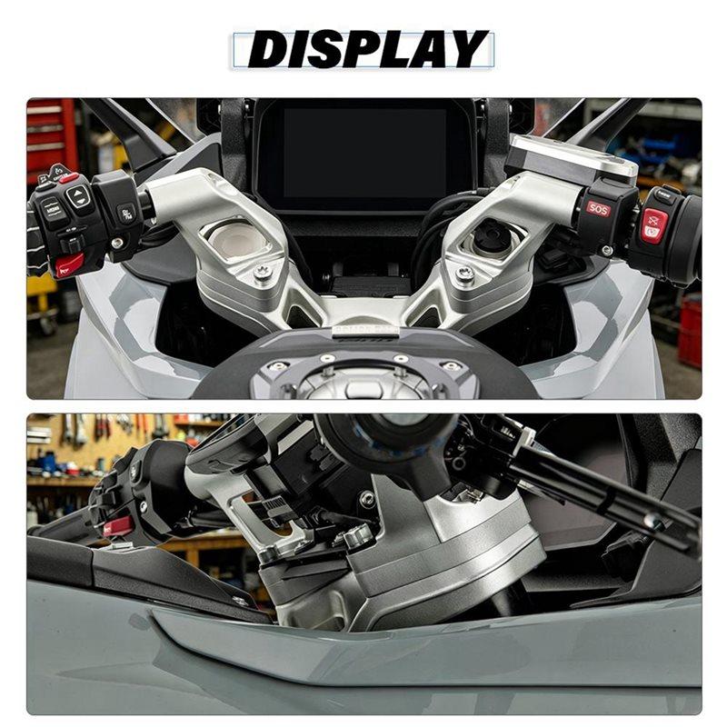 Versatile CNC Aluminum Handle Bar Riser Mount Kit For BMW R1300RS
