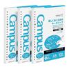 KOKUYO Campus Loose Leaf Binder for Smooth Writing A5 B 6mm Dot Ruled 20 Holes 28 Lines 100 Sheets pH Neutral Smudge Resistant 75gsm 3 Pieces