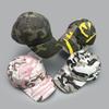Amerikanische Retro Camouflage Baseballkappe für Herren und Damen Sonnenschutz Outdoor Taktisch Weiches Oberteil Retro Gewaschene Kappe