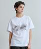 YIYAE Midnight Sparkling Gradation T-Shirt White