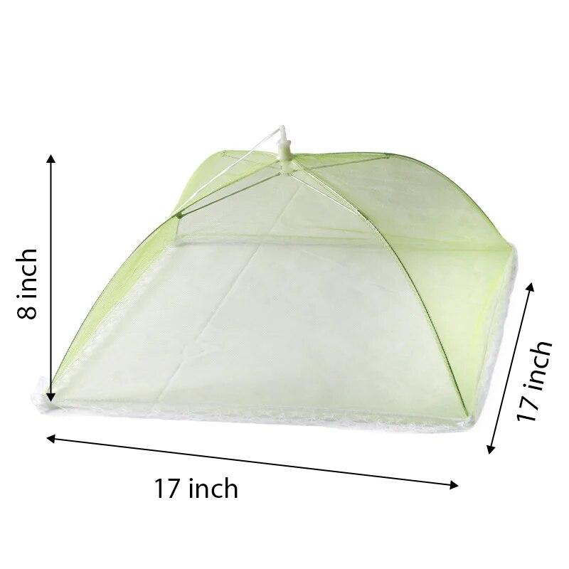 1PC Folding Food Mesh Cover Tent Home Table Meal Vegetable Fruit Umbrella Breathable Insect-proof Food Cover Net