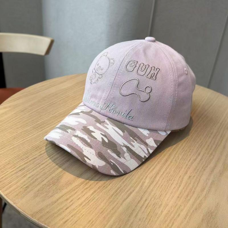 Cotton Baseball Cap With Breathable Wide Brim For Casual Wear