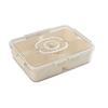 Leakproof Stackable Kitchen Containers Sturdy Plastic for Refrigerator and Freezer Use