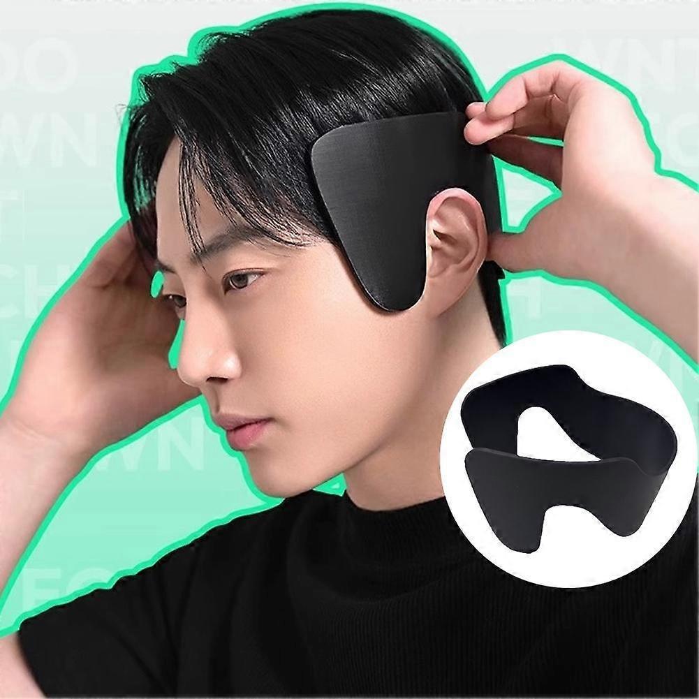Anti-warping Sideburns Hair Clip Anti-deformation Lightweight Black