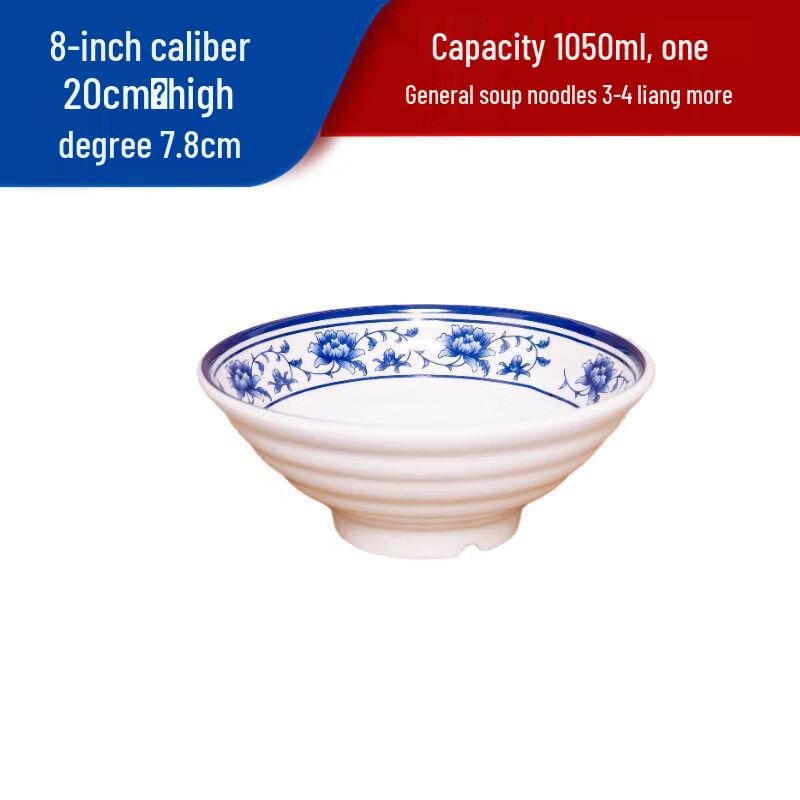 Chinese Style Melamine Noodle Bowl