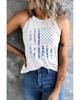 Azura Exchange Distressed American Flag Print Graphic Tank Top
