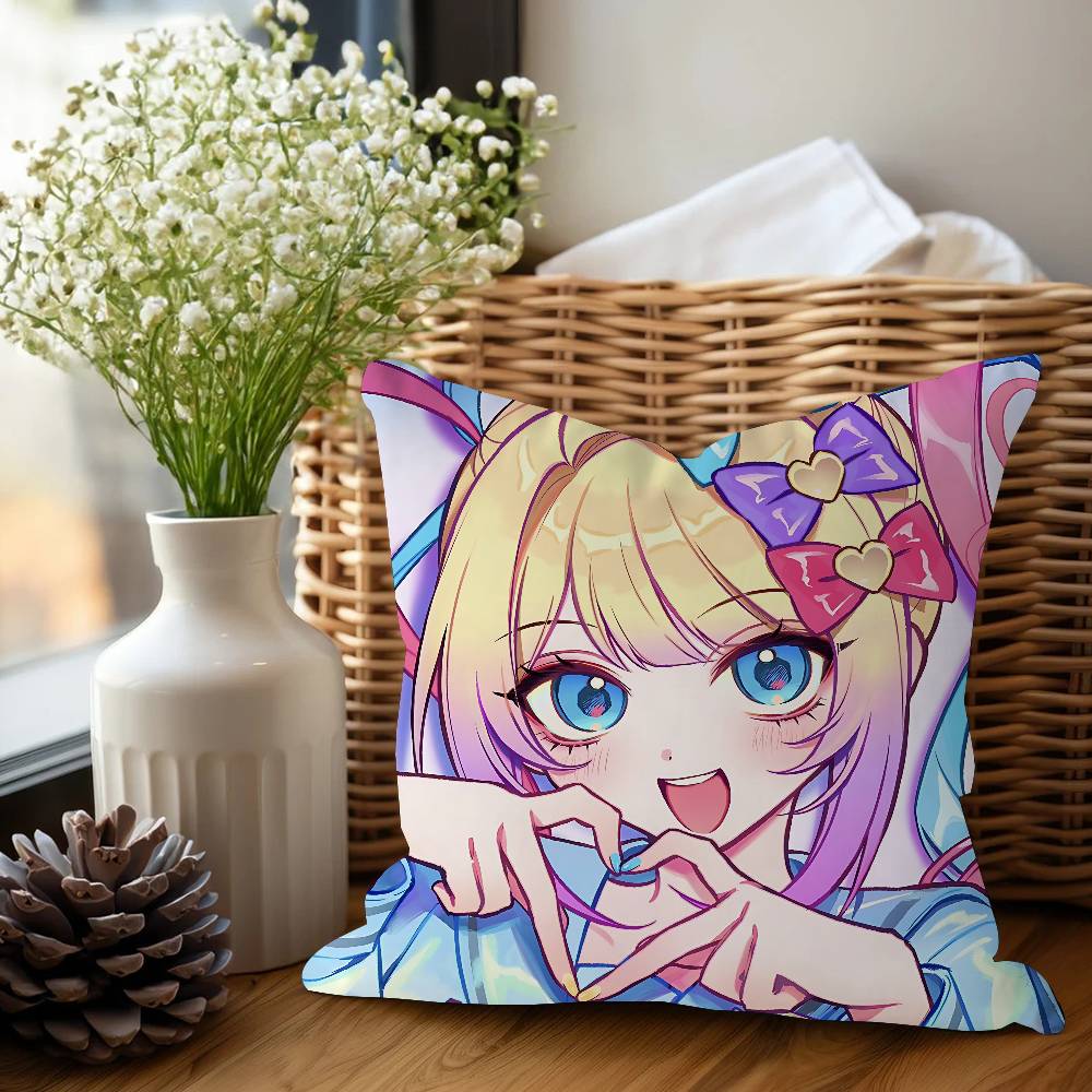 

Anime Kangel Decorative Room Aesthetics Pillow Case Home Decor Bedroom Sofa Bed Couch Pillow Cover 45x45 12x12Inch