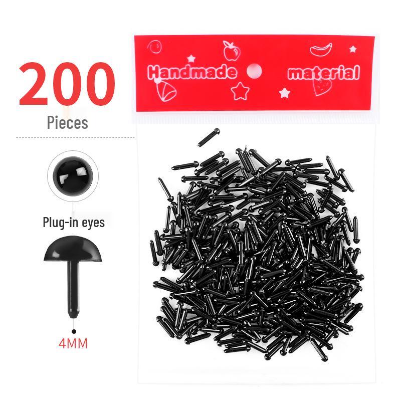 

Очі та ніс для ляльки DIY аксесуари для цуценяти з синельного дроту ручної роботи