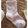 Children Summer Ultra-thin Ice Cream Colored Mesh Socks for Girls Solid Breathable Mid Tube Socks  New