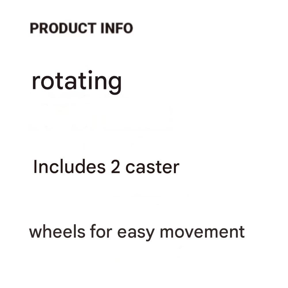 TPR Caster wheels (Rotate type, 2 pcs)