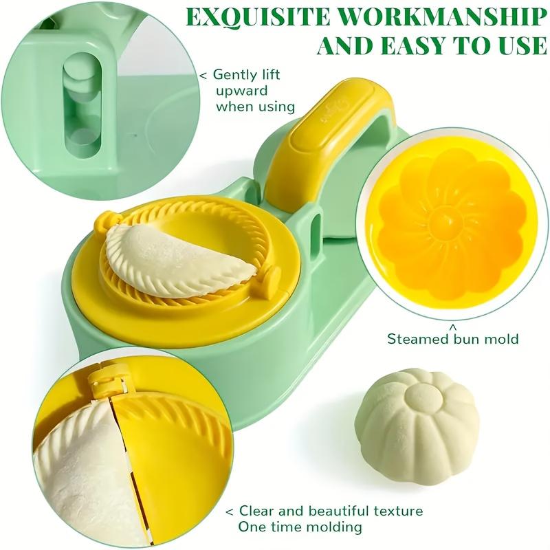 1 Stück Haushalt Küche Multifunktional Drei in Eins Knödelform, Ein Knödelwerkzeug mit einem Druckschutz, Einfach und Bequem