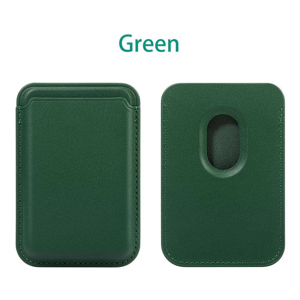 Carteira Magnética Universal de Couro MagSafe Porta-Cartões Bolso para Cartões com Fixação Forte para Iphone Samsung Xiaomi OPPO Motorola Google