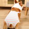 Breathable Female Dog Underwear Stripe Dog Underwear Pet Panties Pet Jumpsuit  Outdoor Walk