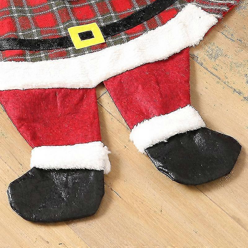 Christmas Tree Skirt Santa's Tree Skirt For Xmas Holiday Party Decorations