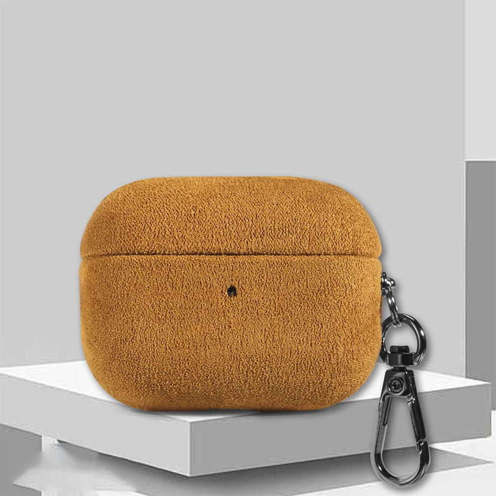 For Airpods Pro 2 Airpods Pro 3 Airpods 4 3 Case Retro Suede Leather Earphone Case Luxury Artificial Leather All Inclusive Case