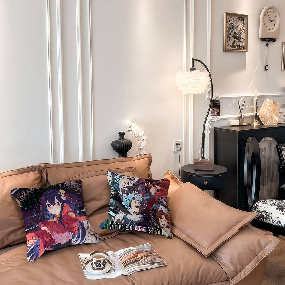 Anime Oshi No Ko Kissenbezug 30x50 Polyester Sofakissen Dekorative Zierkissen Heimdekoration Kissenbezug