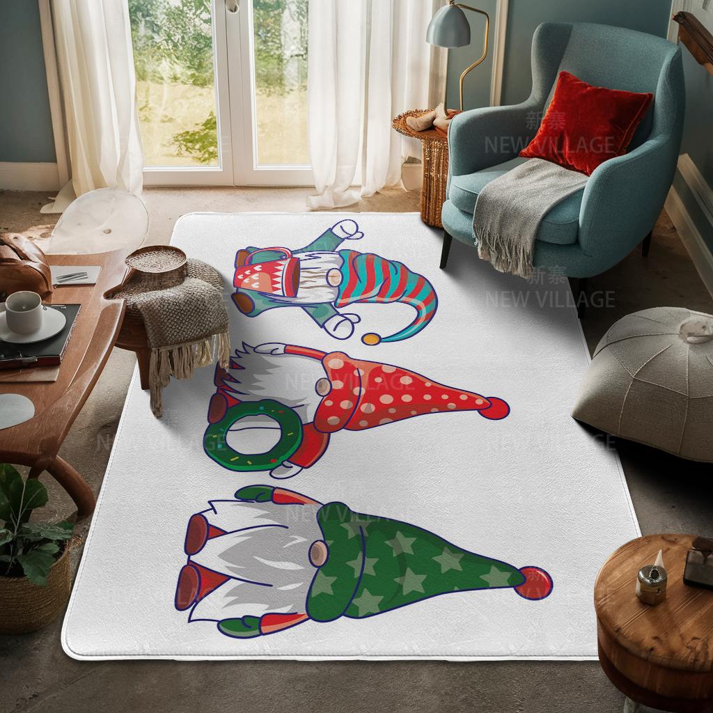 Hus inngangsteppe Hjem dørmatte Stue Bad Fot baderoms sklisikre vannabsorberende tepper bad God jul vinter