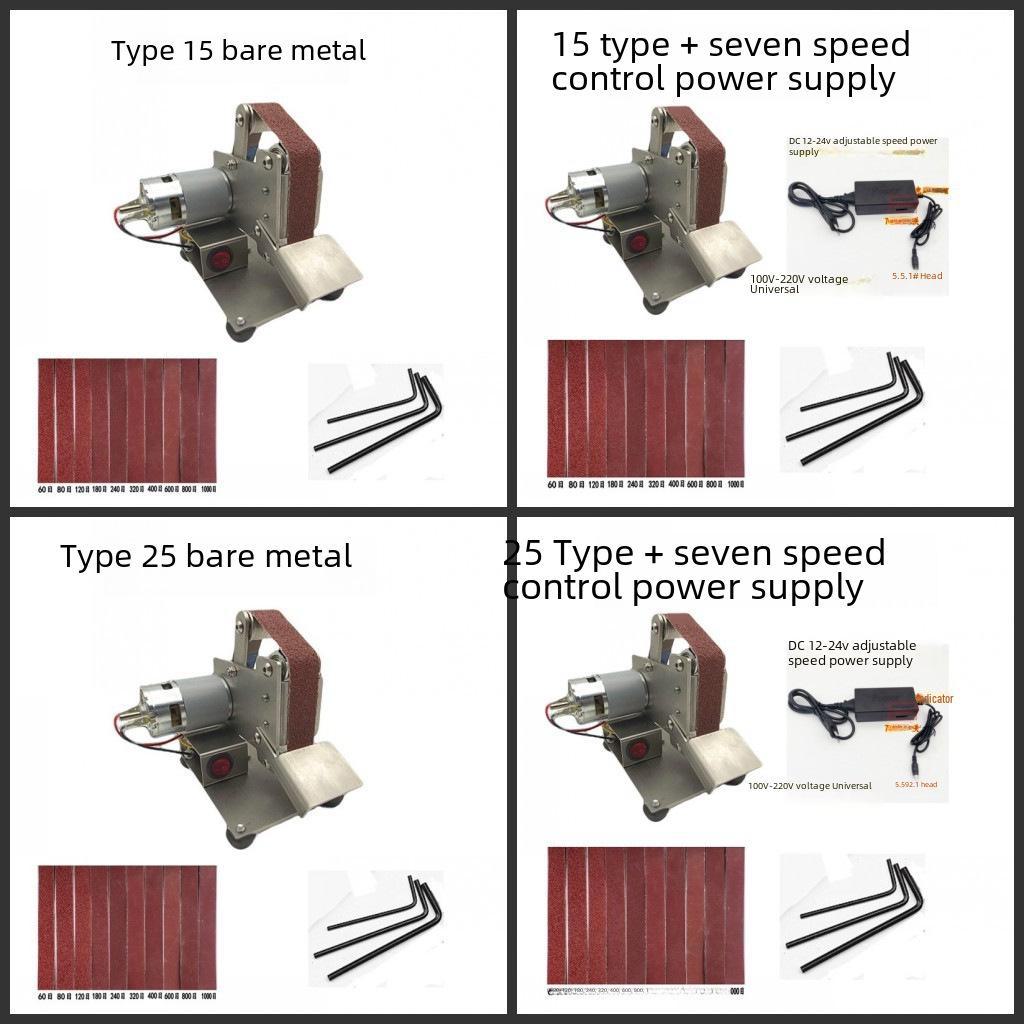 Mini elektryczna szlifierka taśmowa: Narzędzie do polerowania i szlifowania stołowe