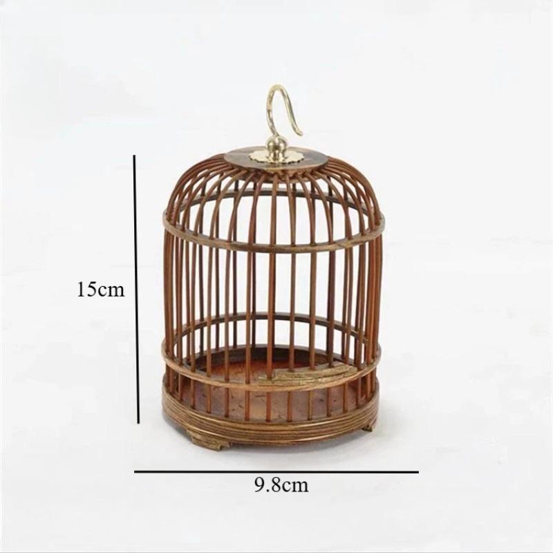 Small Insect Box Cage Wood Cricket House Portable Pet Cage Parrot Stand Cage for Lovebirds Cockatiels Budgies