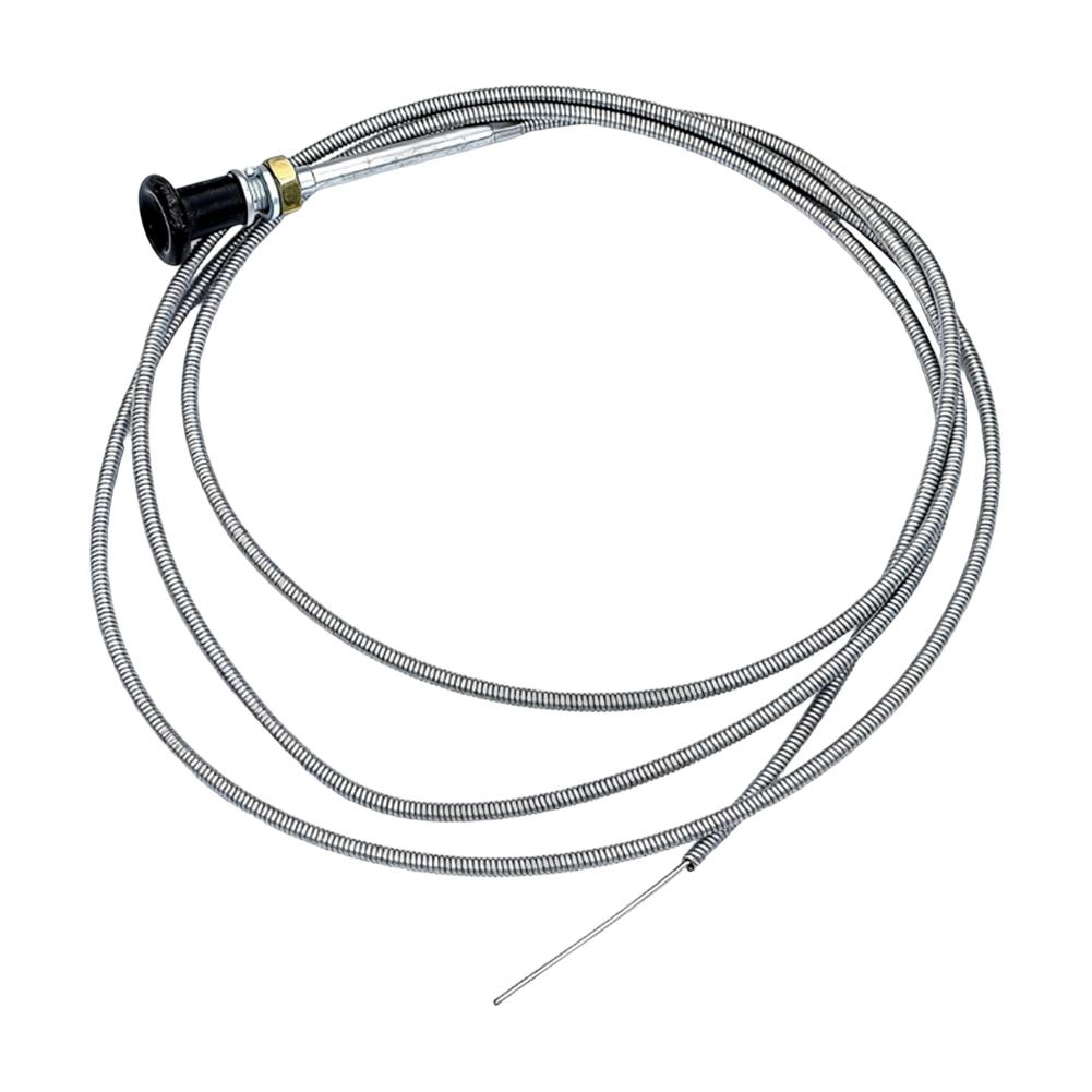 Cuttable 96 Inch Push Pull Control Cable For Lawn Tractors Go-Karts Mowers Versatile Throttle Choke Wire Replacement Part