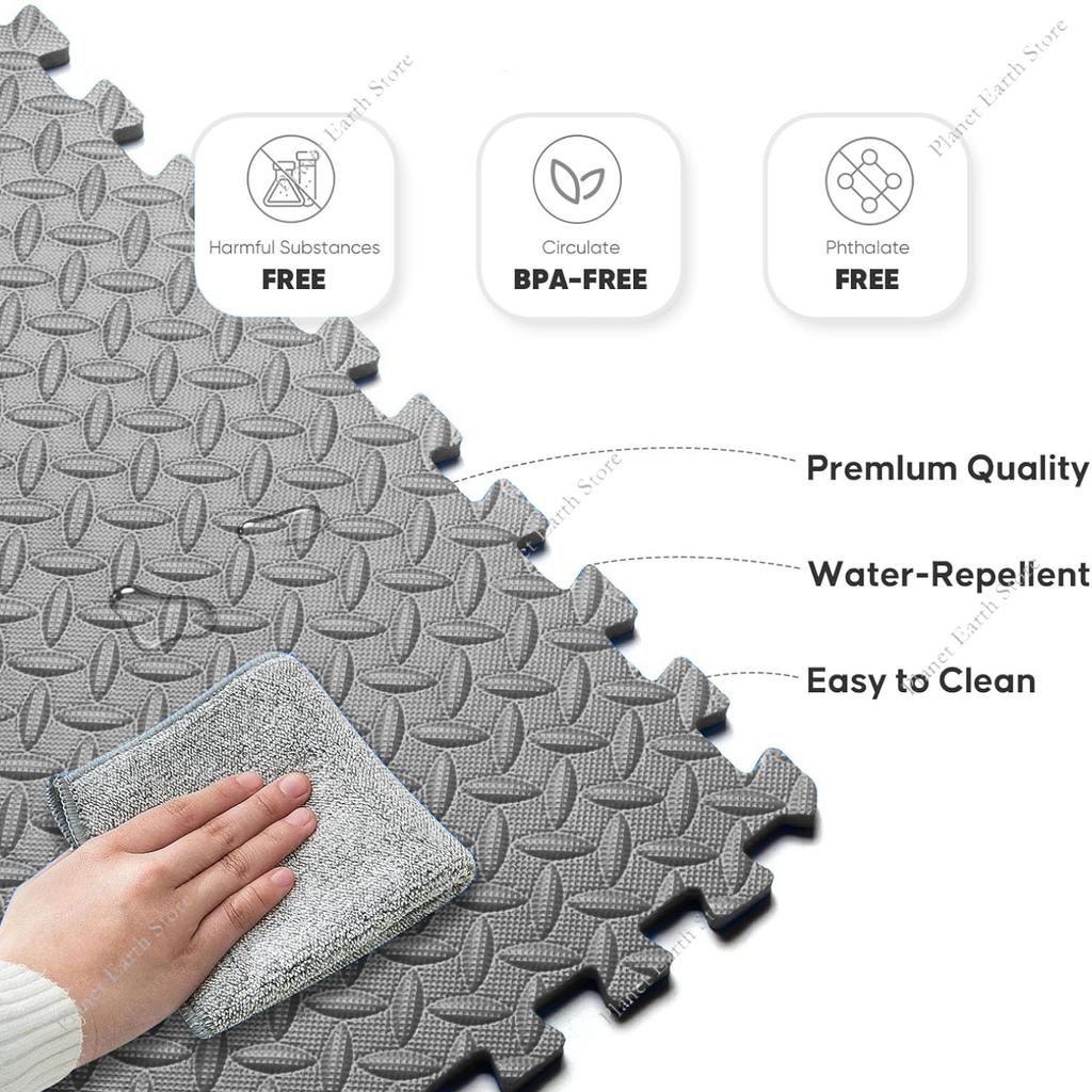 6/12Pcs Foam Baby Play Mat Puzzle Mat 30*30*1CM Kids Interlocking Exercise Tiles Rugs Children Room Activities Mat for Baby