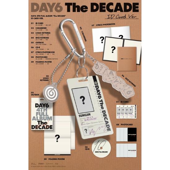 ID Card Ver DAY6 4th Album The DECADE