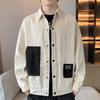 Retro Corduroy Jacket Men's Autumn New Trendy Versatile Casual Shirt Lapel Work Top