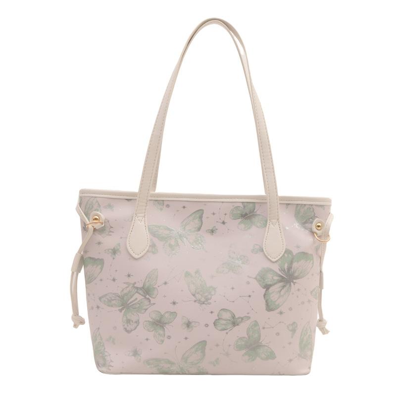 

Жіноча сумка в формі метелика великої місткості літо 2024 нова універсальна сумка через плече в іноземному стилі модна коса сумка для приміських поїздок зелений