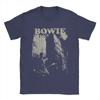 David Bowie Glam Rock Band Graphic T-shirt Vintage Washed Retro Music Unisex Oversized Crew Neck Cotton Short Sleeve Tee Tops