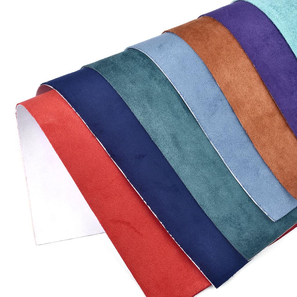 20x30cm Mehrfarbiges Wildleder-Gewebe Selbstklebendes Klebe-Tuch Für Auto-Innenraum-Modifikation Türverkleidung Werkbank DIY-Zubehör