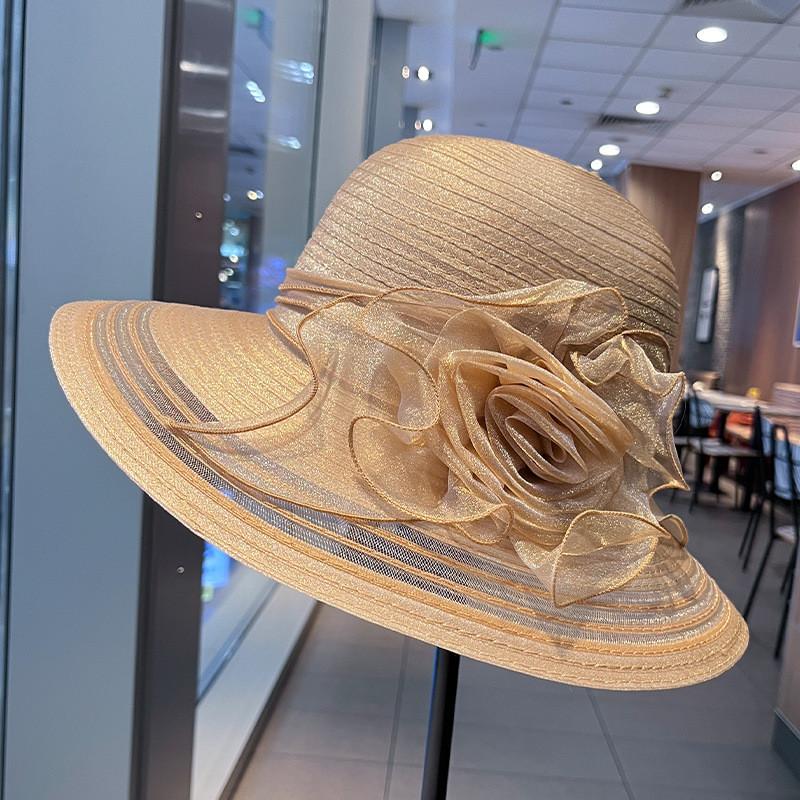 Summer Lace Sun Hat For Women With Sun Protection And Foldable Design For Casual Outdoor Use
