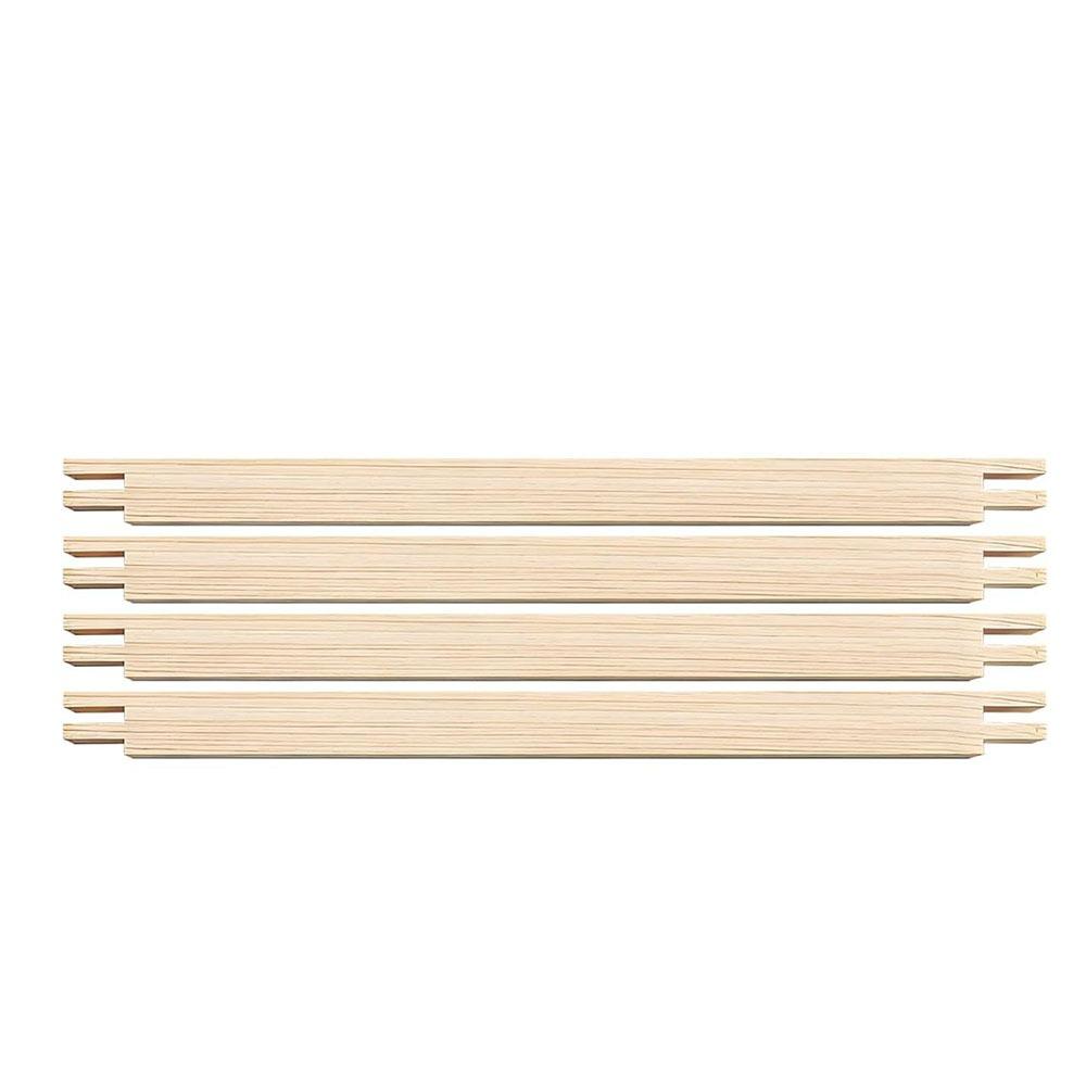 4/8/12Pcs Wooden Canvas Stretcher Bars Reusable Wooden Frame Cross Stitch Frame Painting Canvas 15cm-4Pcs