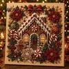 Artistic Relaxation Activities Christmas Faux Pearl Art Kit, Tree Wreath Painting DIY Craft Projects Sparkling Diamond Kit for Adults, Holiday