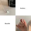 New 925 Sterling Silver Love Bracelet Simple Charm Woman Heart Bracelet Birthday Party Gift for Friends Exquisite Jewelry