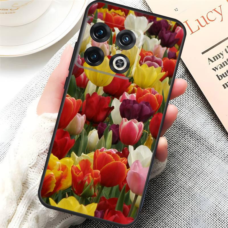 

Tulip Flower Colorful Cover For OnePlus 15 13 13R 13T 12 12R 10T 11 10 Pro OnePlus Nord 5 CE 3 4 Lite N20 N30 Case OnePlus 13T