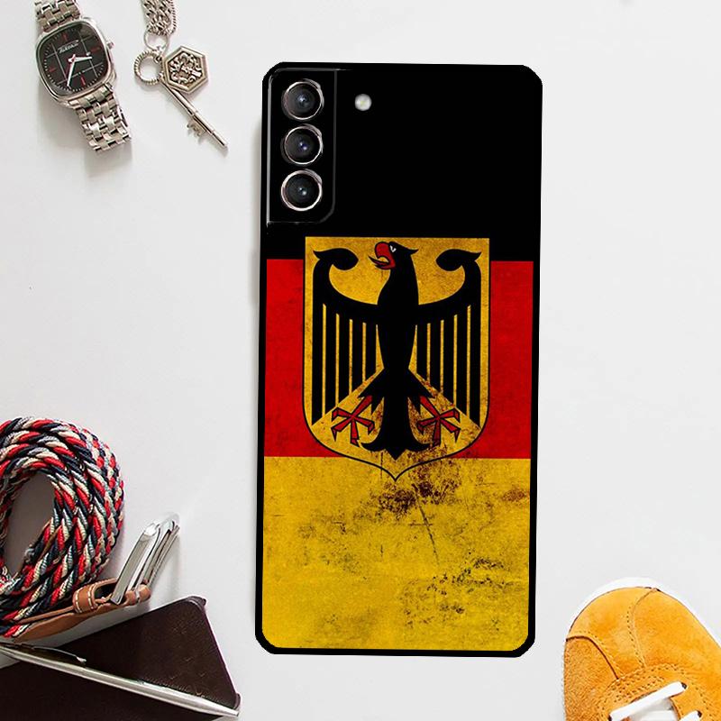 

Germany Flag Emblem Case For Samsung Galaxy S24 Ultra S23 S22 S21 S20 Plus Note 10 Note 20 S9 S10 S21 FE Cover Galaxy S10 Plus