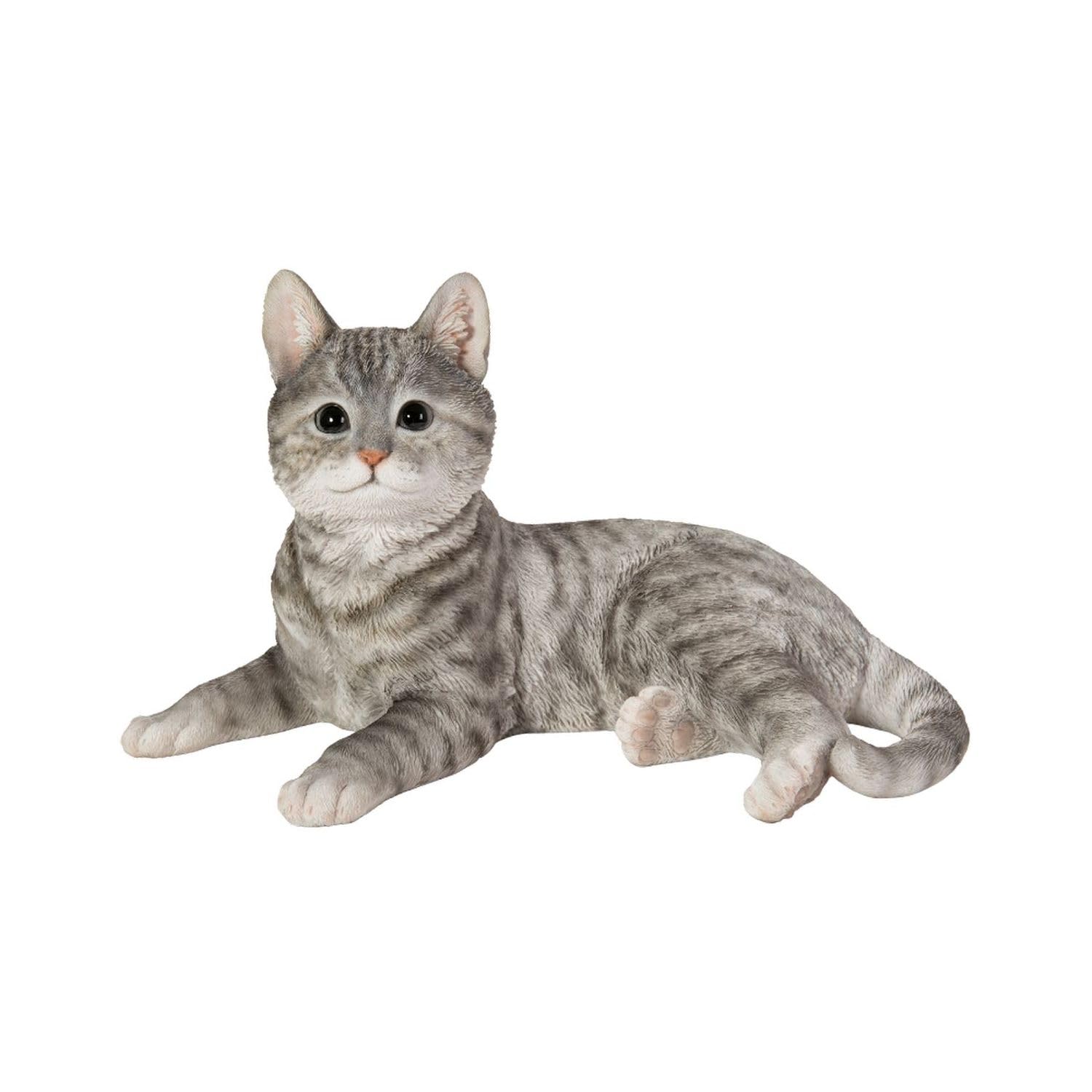 

Ubia Lying Tabby 34 x x Garden Cat, 22.5 19.5 cm, Figurine, Animal, Decor, Cat, H22134-23