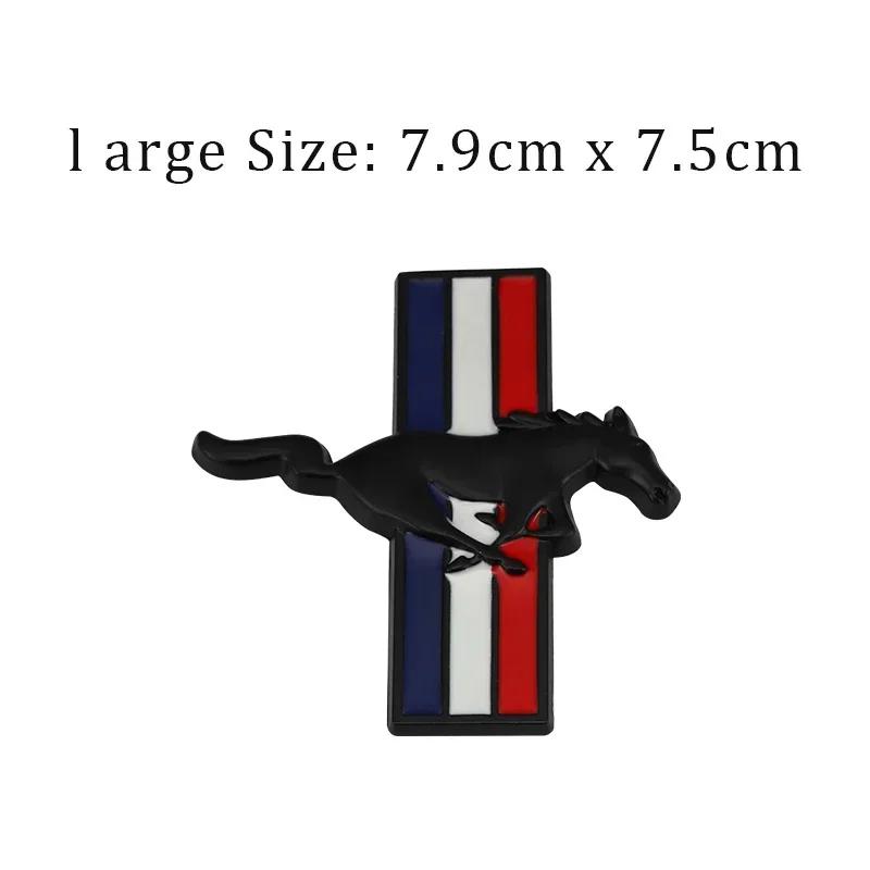 Autosticker Ford 1 stuk Auto Zijembleem Badge Stickers Kofferbak Decal voor Ford Mustang GT 350 370 500 Shelby Cobra Mondeo Focus 2 3 F-