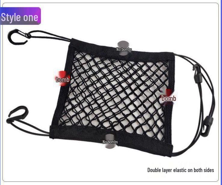 

Трехслойный карман для хранения в щель между сиденьями автомобиля - Эластичные боковины