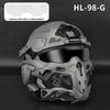 ABS Outdoor Casco Protector Built-in Headset Lens Multiple Color Safety CS Game Full Face Field Cover Tactical Mask Helmet