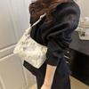 Embroidered Mesh Bow Shoulder Bag Sweet Handbag Large Capacity Crossbody Bag Chinese Style Small Bucket Handbag for Women Girl