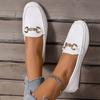 Comfortable Casual Versatile Women'S Flat Round-Toe Small Single Shoes Casual Loafers, Women Shoes