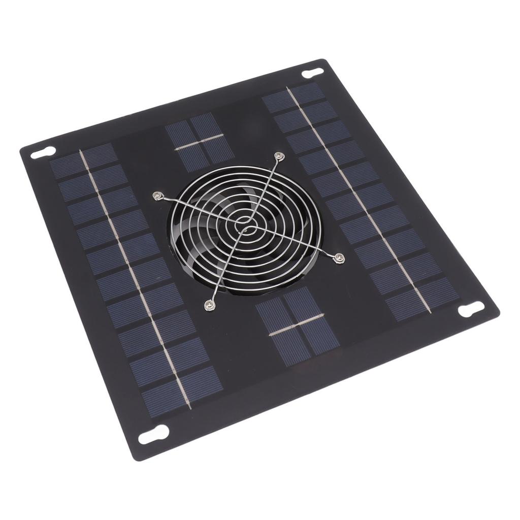 40W Solar Panel Fan Kit Portable Solar Powered Waterproof Fan With Protective Mesh Exhaust For Pet