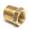 NPT-Adapter 3/8 Außengewinde auf 1/8 Innengewinde Messing für Gas-Öl-Fittings