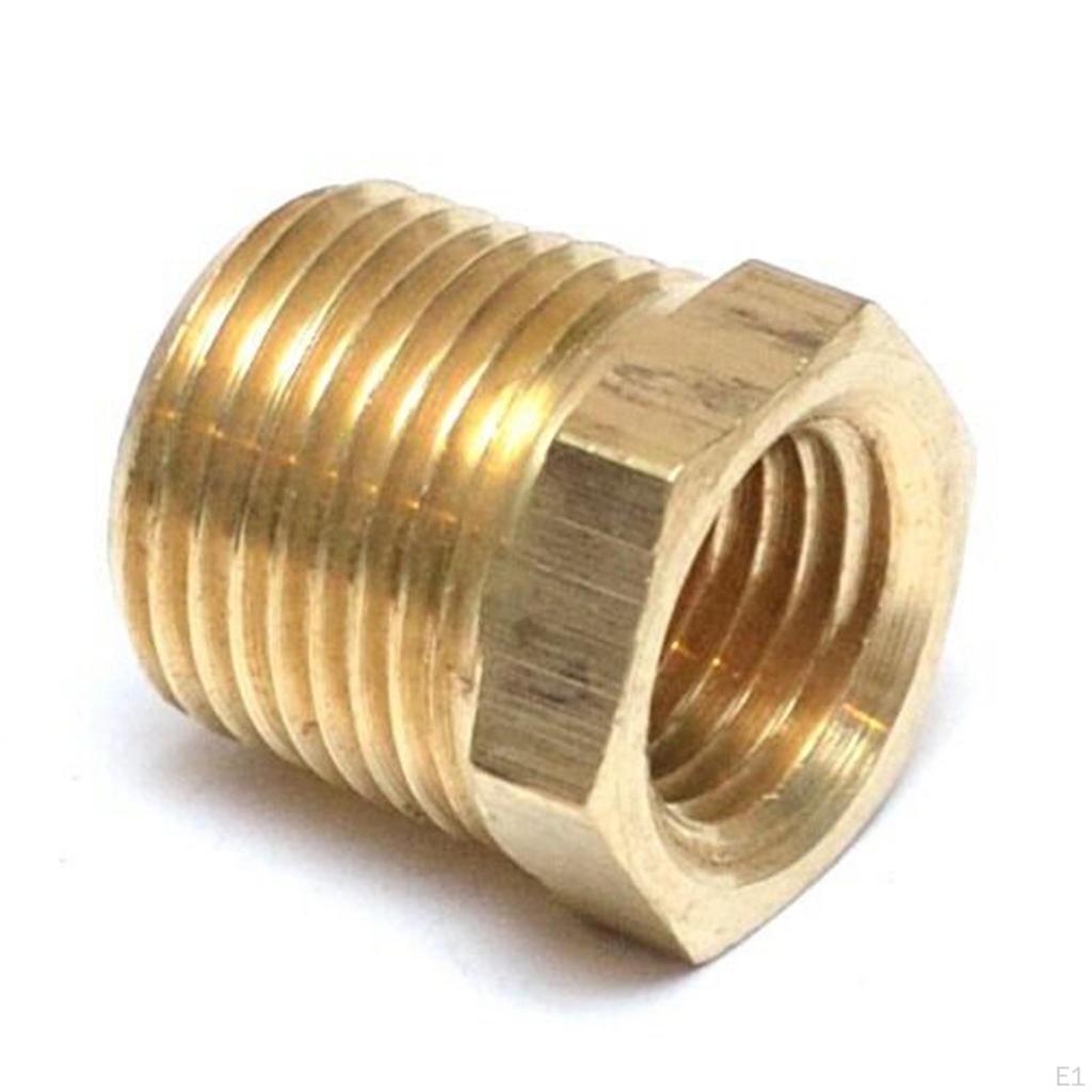 NPT-Adapter 3/8 Außengewinde auf 1/8 Innengewinde Messing für Gas-Öl-Fittings