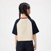 Girls' Cartoon Print Round Neck Cotton T-Shirt