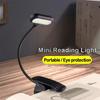 Adjustable LED Clip-On Desk Lamp Battery Powered Flexible Study Reading Battery Learning Book Lamp Portable Bedroom Light
